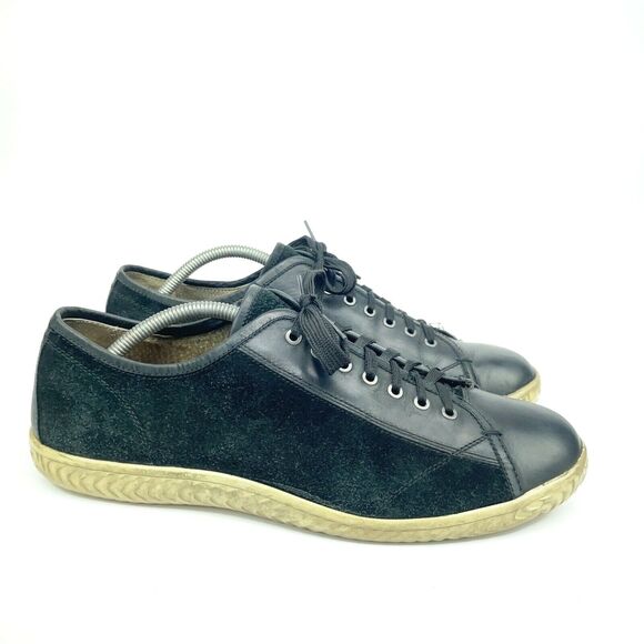John Varvatos Black Leather Hattan Star USALace Up Shoes Mens Size US 11.5 M